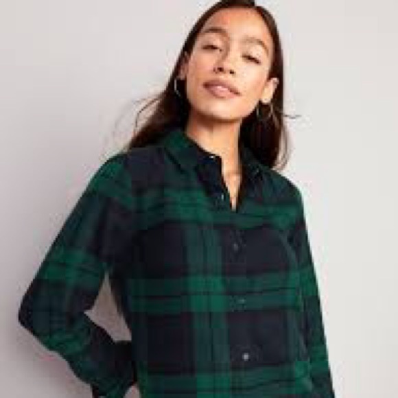 🚨 Bundle of 2 Old Navy Classic Plaid Tops - Picture 2 of 10